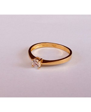 Inel de logodna din aur 14k Solitaire bijuterii dama R13 Acasa