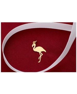 Martisor medalion din aur galben 14K Flamingo Acasa